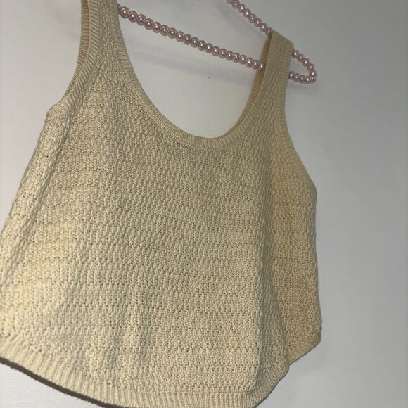 Knit Women’s Sz Xs Cottage Core Boho Beachy Peasant Organic Beige Lagenlook Fest - Picture 3 of 6